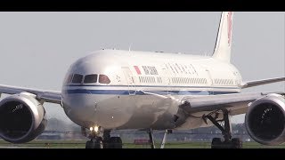 Air China Boeing 787-9 Takeoff from Montreal Airport