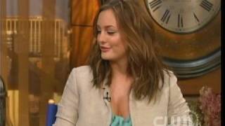 Leighton Meester on the CW11 Morning News (10.02.08)