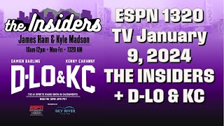 OKC-Cavs Lives Up To Hype, Value of DC Coaching Kings - January 9: The Insiders + D-Lo \u0026 KC