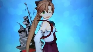 【艦これアーケード】秋雲戦闘\u0026大破した秋雲を眺めてみた