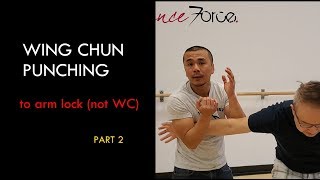 Wing Chun punch to (arm lock- not WC) PT 2 -  Adam Chan Kung Fu Report