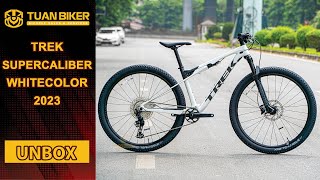 Trek Supercaliber 9.6 White color 2023 unbox | Whats color do you like | Tuanbiker