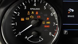 2022 Nissan Rogue Sport - Warning and Indicator Lights
