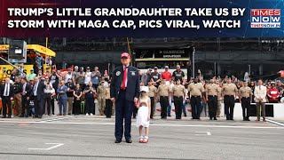 After Barron Trump, US President's Granddaughter With MAGA Cap Steals Show| Meet 'Viral' Carolina