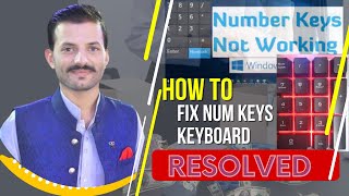 How to fix Keyboard Numbers / keys not working
