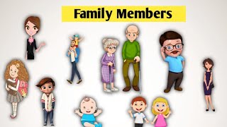 Learn Family Members With Name | Learn Family Members In English | #Cockoo Tv