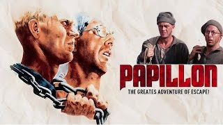 Papillon (1973) Full Movie Review | Dustin Hoffman | Steve McQueen