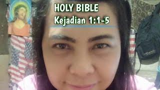 Holy Bible Kejadian 1:1-5
