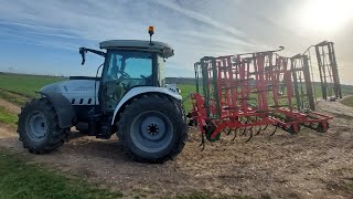 Lamborghini Strike 110HD x Agro Masz AU 42 | cultivating | cab view