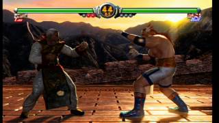 Virtua Fighter 5. Lau Chan vs Wolf Hawkfield