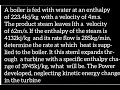 Sample Problem 2 on Application of Steady Flow Energy Equation to a Boiler||Thermodynamics