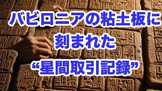 バビロニアの粘土に刻まれた星間通商『都市伝説』