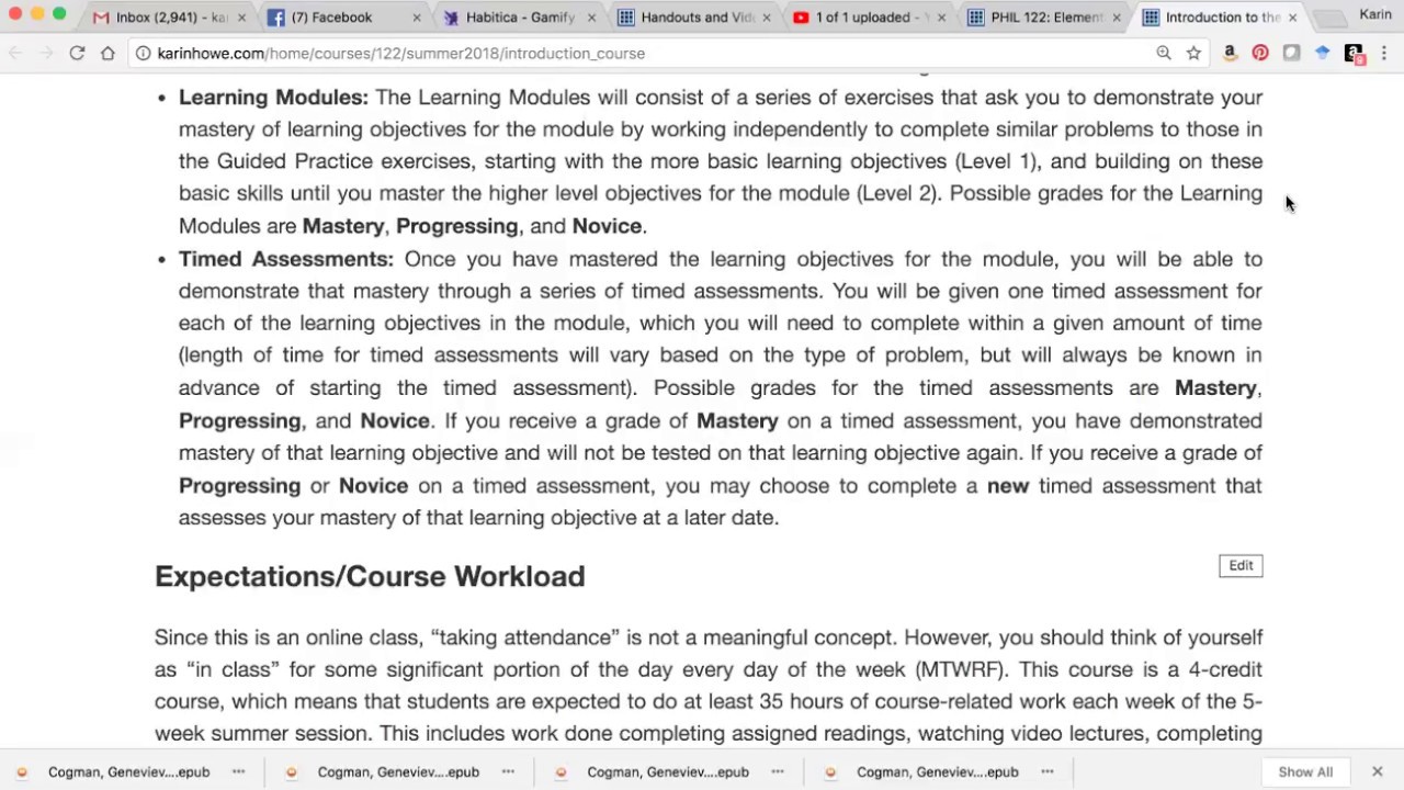 Learning Modules Youtube