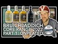 Bruichladdich Scotch Whisky Range 2022 Part 1: Unpeated- Islay Barley, Bere Barley, Black Art 10.1