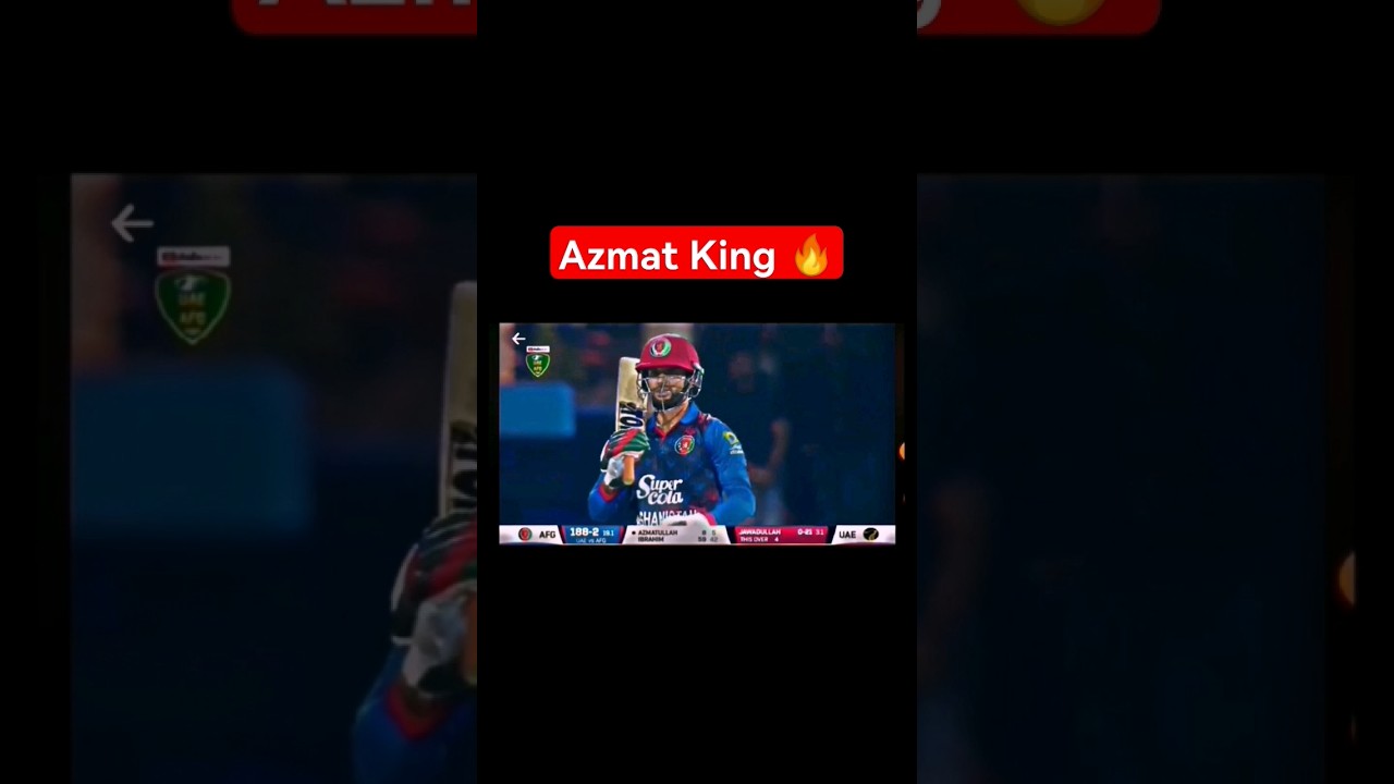 Azmat Ullah Omarzai Beautiful Video Amazing Shot World Cricket
