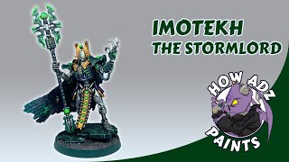 How Adz Paints... Imotekh the Stormlord