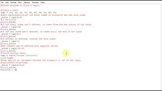 Python program to slice a tuple.