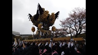 住吉神社北条節句祭本宮　本町御旅所入り（平成３０年４月８日）