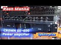 CROWN SS-600 POWER AMPLIFIER Update price