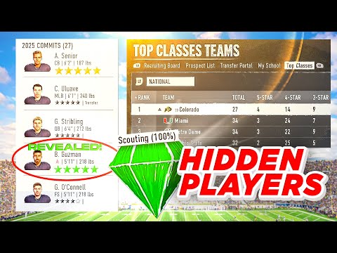 These players are overpowered! Recruiting Method College Football 25