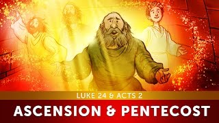 Pentecost for Kids: Ascension of Jesus - Luke 24 & Acts 2 Bible Story for Kids (Sharefaith Kids)