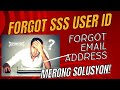 Forgot SSS User ID, Forgot Email Address