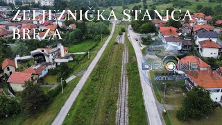 ŽELJEZNIČKA STANICA - RAILWAY STATION - BREZA #dronephotography #djimini2 #KAMENJASDRONE #4K