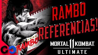 Mortal Kombat 11 Ultimate RAMBO Easter Eggs y REFERENCIAS!