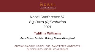 Big data drives our daily decisions and bake in bias? | Talithia Williams | Nobel Conference