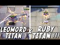 2 TITAN DALAM 1 MATCH ! RUBBY X LEOMORD TITAN MODE ! DUA DUANYA NYALA IMORTAL COY ! GILAA INI !!!