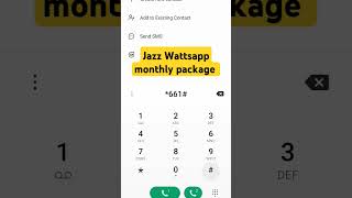 Jazz monthly Whatsapp package 2024 | jazz monthly Facebook package 2024 #jazz