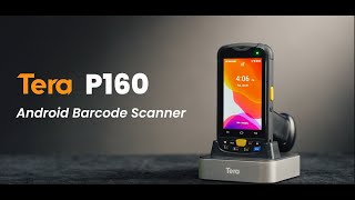 Tera Android 10 Barcode Scanner Mobile Computer with Charging Cradle Pistol Grip P160