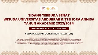 Wisuda Universitas Abdurrab T.A 2023/2024