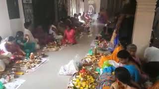 Samuhika Satyanarayana swamy vratam in Sarapaka Satyanarayana swamy temple // mana bhadradri news //