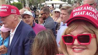 Maralago Club Palm event with President Donald J Trump by Realtor Valentina Aved 5613359459