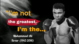 The Greatest - Muhammad Ali Best Inspirational Quotes | Quotes From Legends