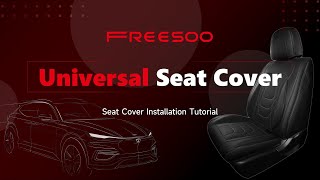 Easy Universal Car Seat Cover Installation - FREESOO F-S2 Design