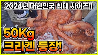 역대급 사고가 터졌습니다!!  몇년만의 피문어 대기록!!