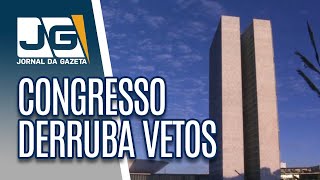 Congresso derruba 30% dos vetos de Bolsonaro