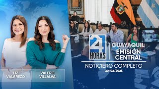 Noticiero de Guayaquil (Emisión Central 20/02/2025)