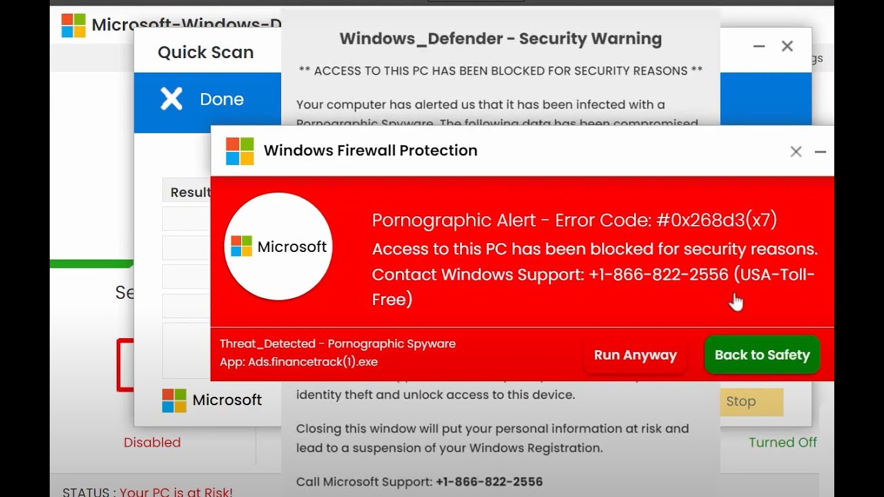 +1-866-822-2556 Pop-up Fake Virus Alert (Removal Guide) - YouTube