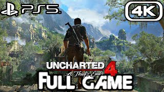 UNCHARTED 4 PS5 REMASTERED Gameplay Walkthrough FULL GAME (4K 60FPS) No Commentary