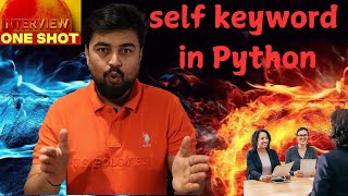 Learn - Use of self in Python #self #python #interview