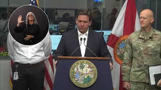 Gov. DeSantis Gives Update Ahead of Impacts From Hurricane Ian