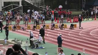 第４５回江東区秋季陸上競技大会　中学１年生男子１００ｍ　拓弥