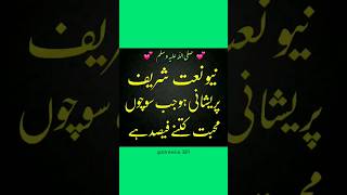 Muhabbat kitne feesad hai | Idreesia New Naat @idreesia381 #idreesia381#sheikhamin#naat#naatstatus