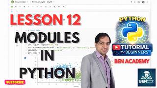 Python for beginners - Lesson 12: Python Modules Explained for Beginners | Create & Import modules
