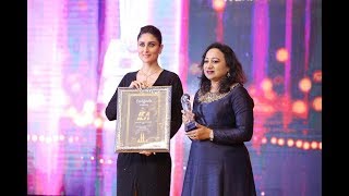 IEA - 2019 Malaysia Ms. Kareena Kapoor Khan giving award to Dr. P. Madhurima Reddy