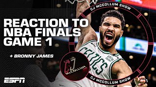 Celtics dominate Mavs in Game 1 & the future of Bronny James | CJ McCollum Show