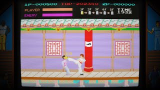 Kung-Fu Master (Arcade). Realistic bezels for MAME